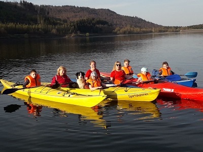 Erstes Jugendtraining Paddeln in 2018