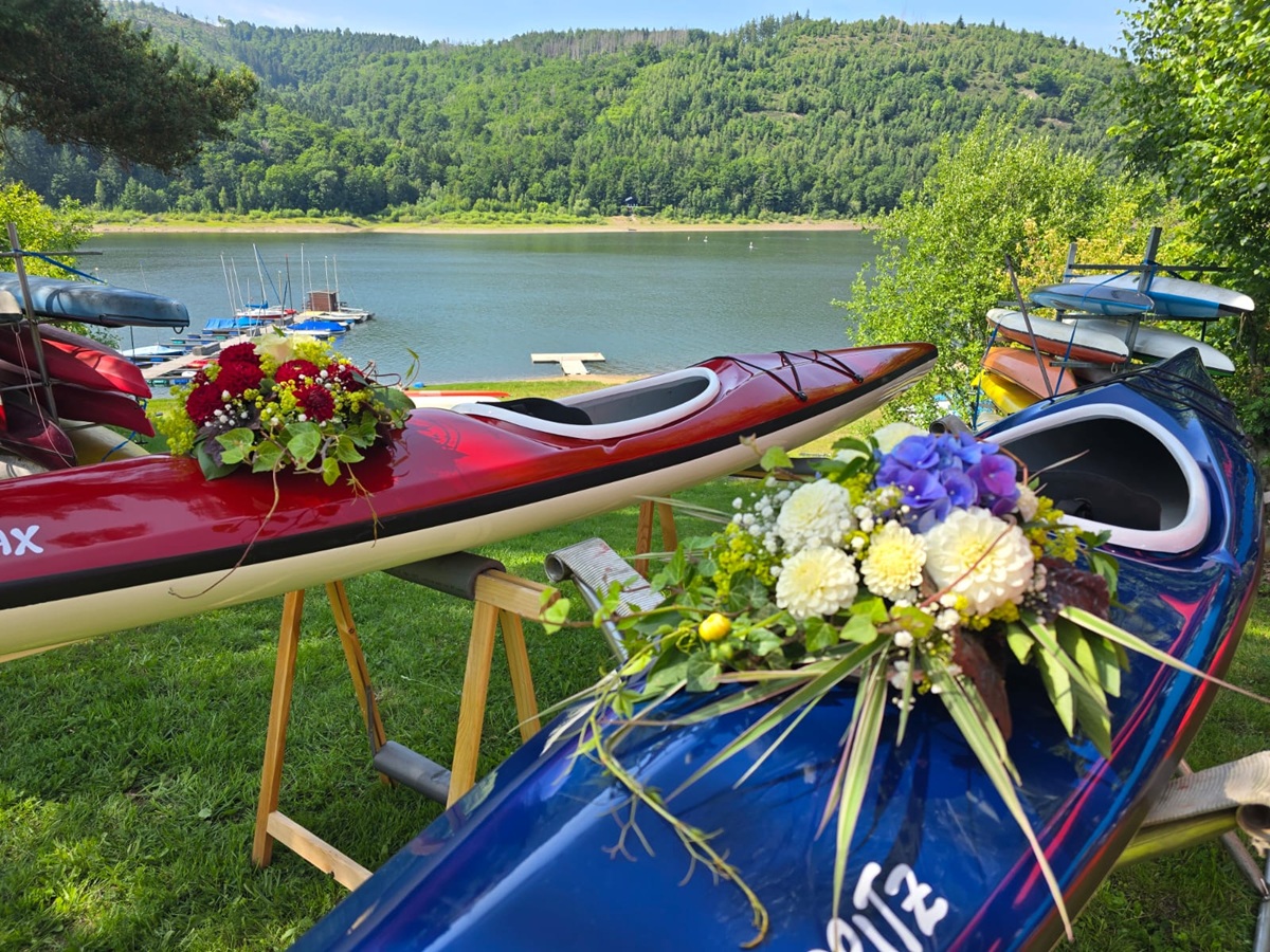 Bootstaufe der Kinderkajaks Max und Moritz