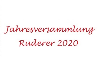 Jahresversammlung 2020 der Abteilung Ruder- und Kanusport