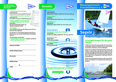 Flyer 'Segeln im WSVI'